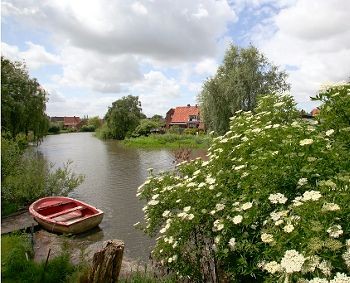 Wischhafener Schleusenfleth: Uferabflachungen und Flachwasserbereiche sollen die ökologische Funktion verbessern.