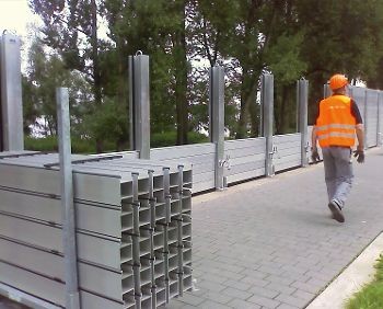 Hochwasserschutz  ein Forschungsthema an der Technischen Universität Harburg.